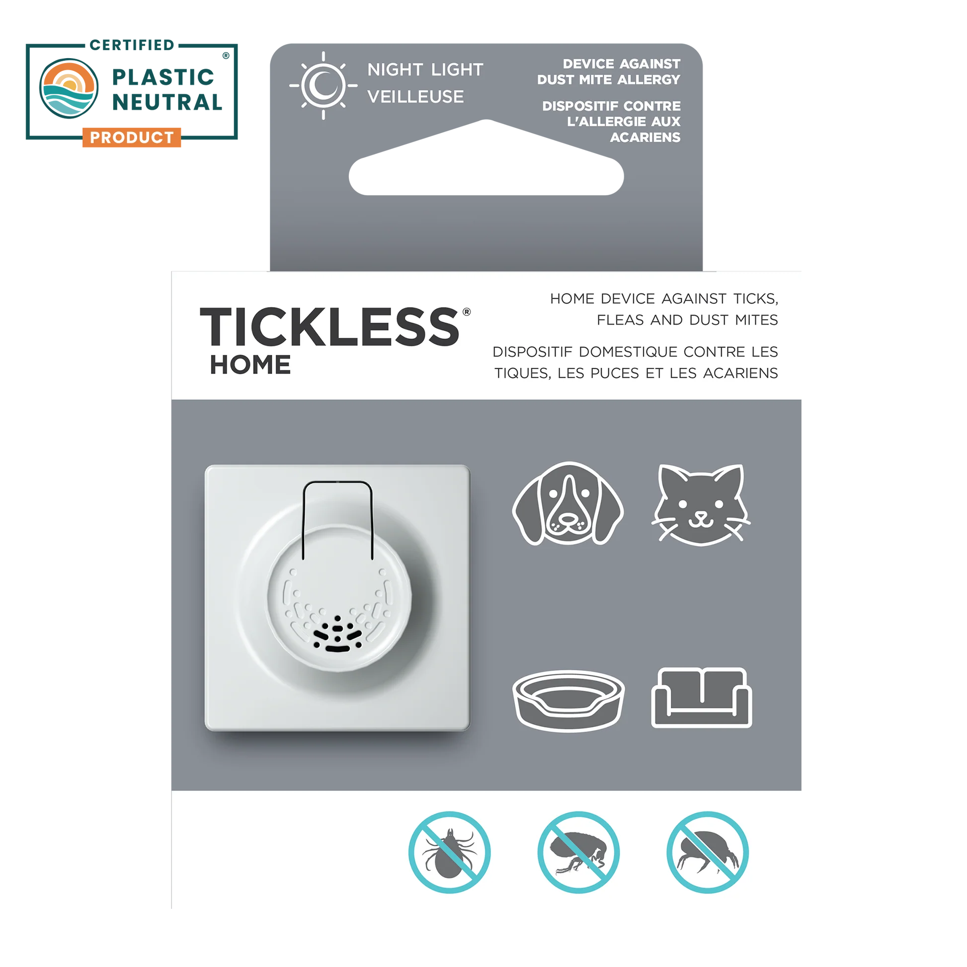 Tickless Ultrasonic Tick and Flea Repellent – Chemical-Free, Odorless Protection for Pets & Home