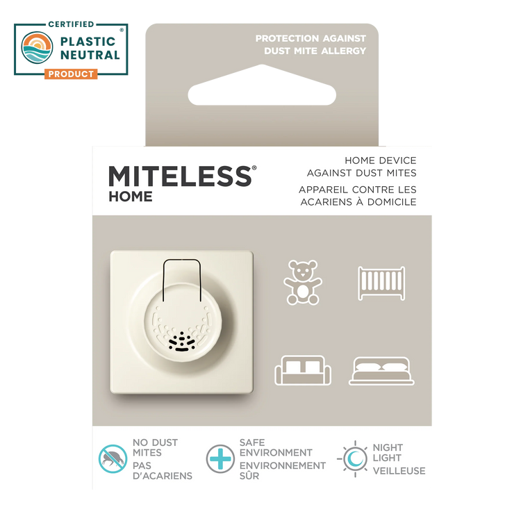 Miteless Home Ultrasonic Dust Mite Plug-In