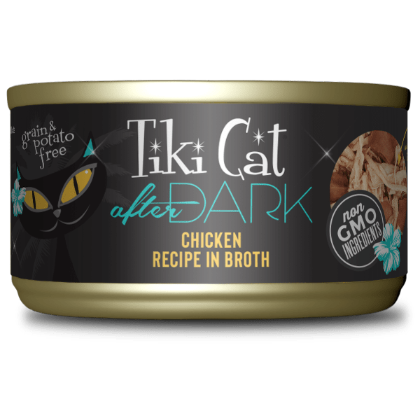 Tiki Cat After Dark Chicken Recipe in Broth 2.8 oz can