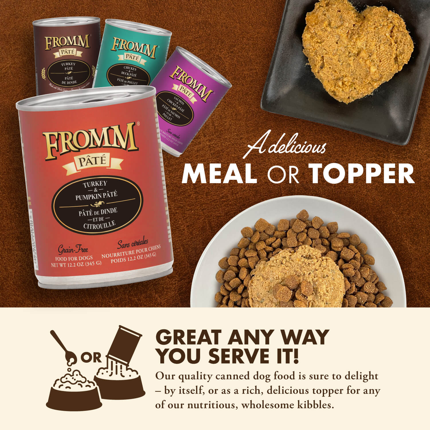 Turkey & Pumpkin Pate Can Food for Dogs 12.2 oz.