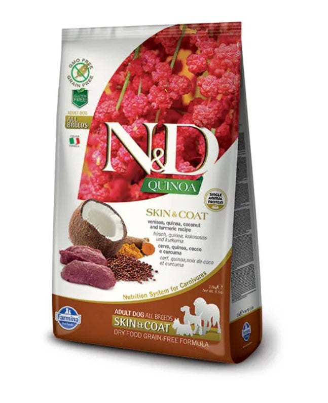 N&D - Venison, Quinoa, Coconut & Turmeric for All Adult Dogs - 5.5 lbs