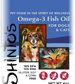 Shinto’s Omega-3 Fish Oil for Dogs & Cats – Wild-Caught, Pure & Fresh