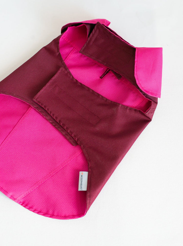 Modern Beast Reversible Dog Raincoat