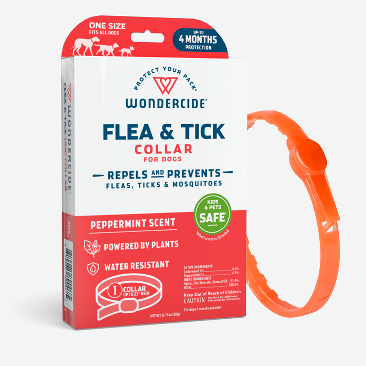 Wondercide Flea & Tick Collar for Dogs – Natural, Plant-Based Protection with Essential Oils