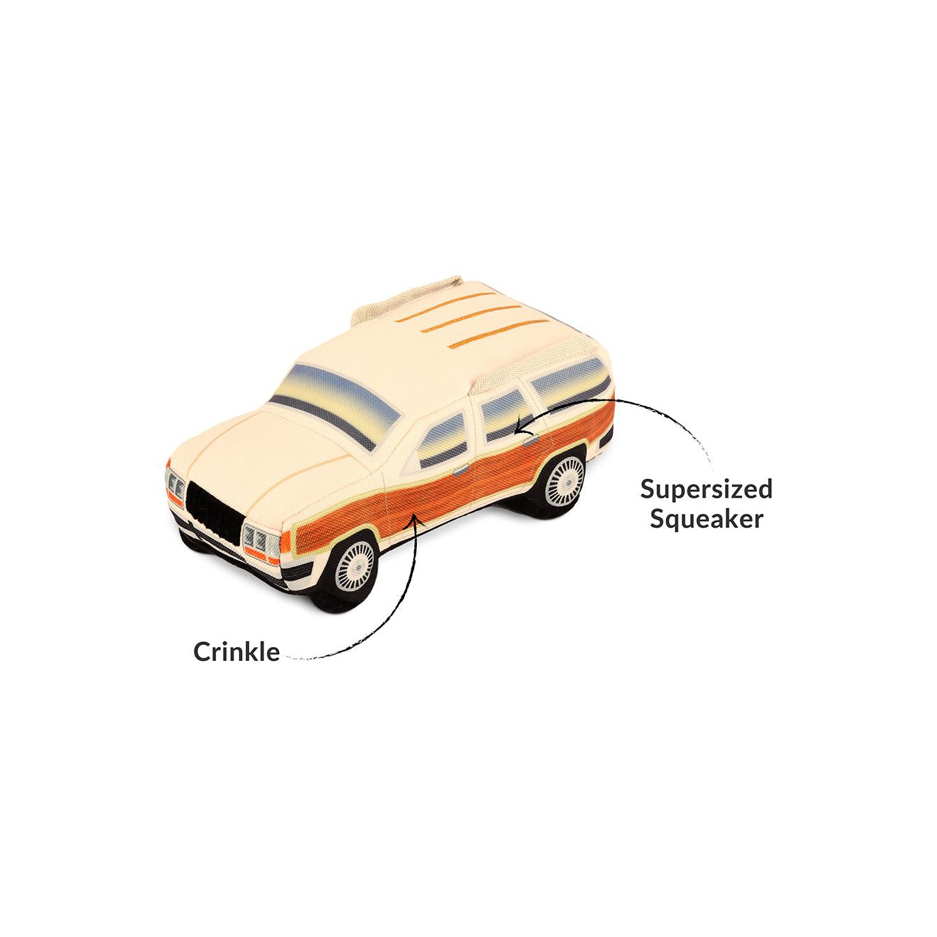 P.L.A.Y. Scruffy’s Station Wagon Dog Toy
