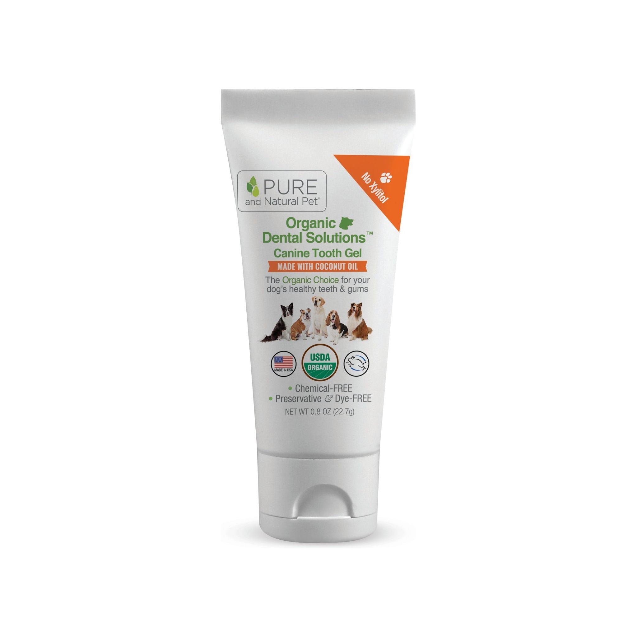 Organic Canine Tooth Gel & Eco-Friendly Bamboo Toothbrush – Natural Dental Care for Dogs