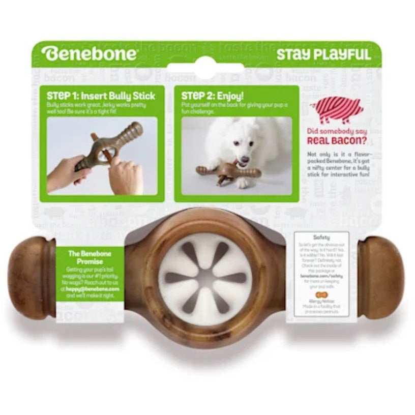 Benebone Pawplexer Interactive Dog Chew Toy – Bacon Flavor