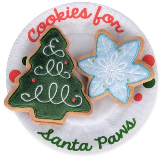 P.L.A.Y. Merry Woofmas Eco-Friendly Holiday Dog Toys - Christmas Eve Cookies