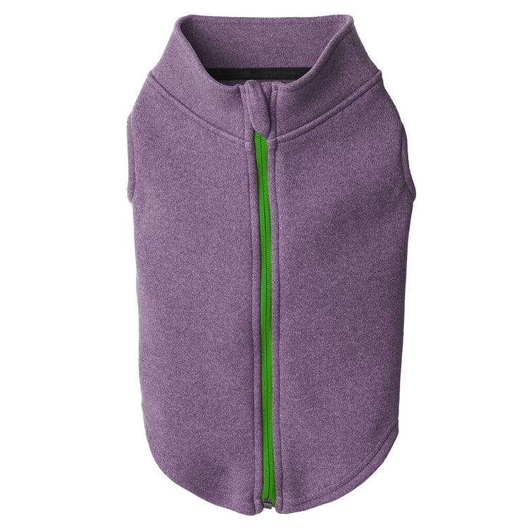 Gooby Zip Up Microfiber Dog Fleece
