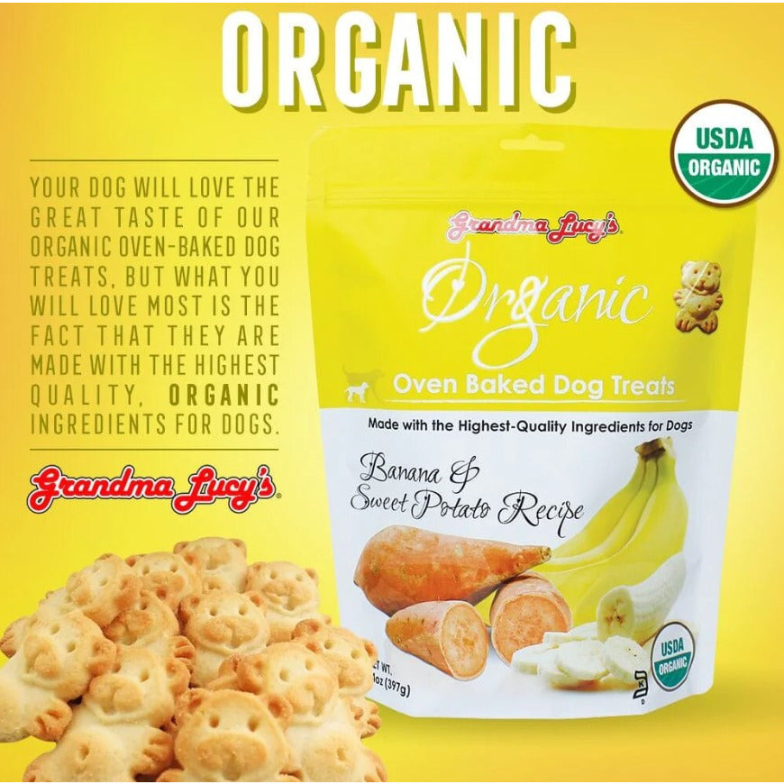 Grandma Lucy’s Banana & Sweet Potato – Oven-Baked Dog Treats