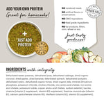 The Honest Kitchen Grain-Free Fruit & Veggie Base Mix – Human-Grade Dog Food