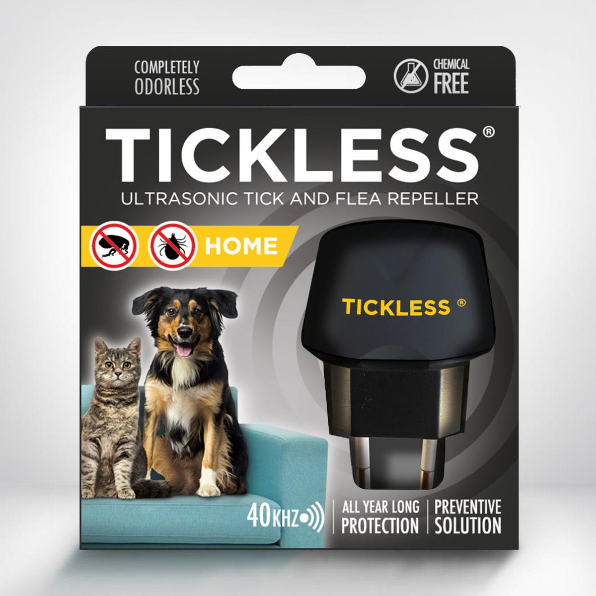 Tickless Ultrasonic Tick and Flea Repellent