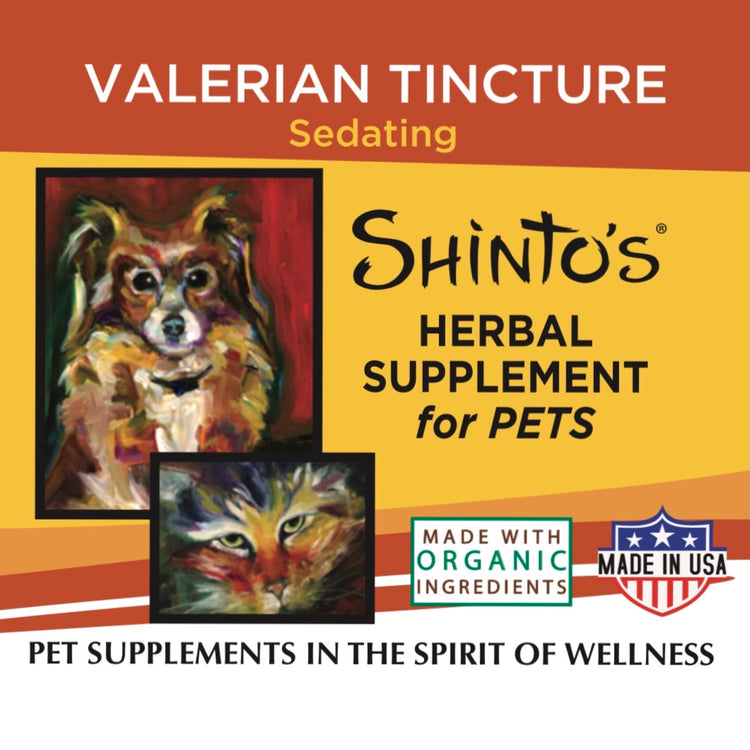 Shinto’s Valerian Root Tincture for Dogs & Cats – 1 oz
