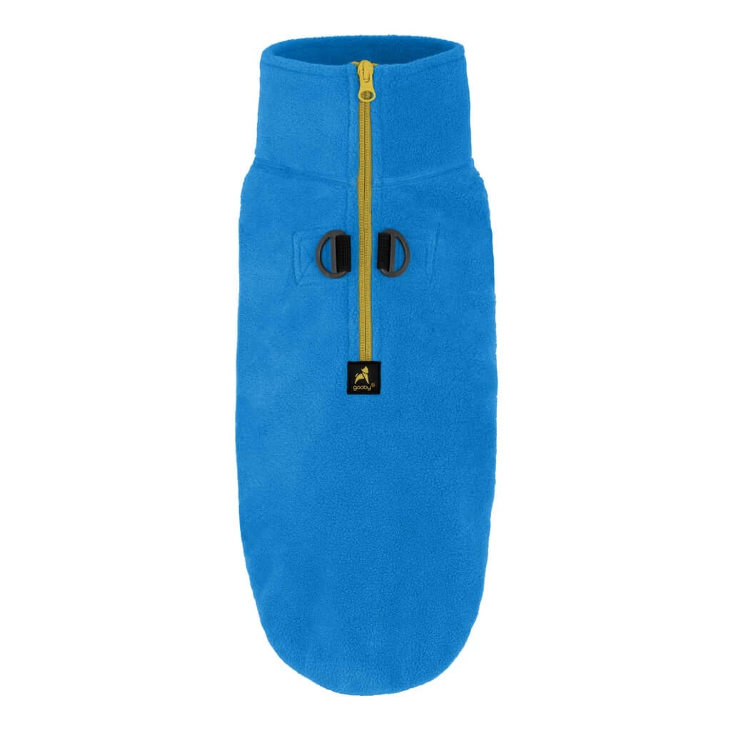 Gooby Half Zip Up Fleece Vest - for Dogs
