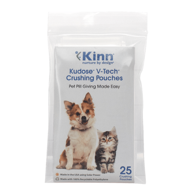 Kinn Kudose V-Tech Pill Crushing Pouches – 25 Count