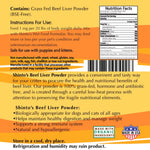Shinto’s Beef Liver Powder for Dogs & Cats – 3 oz