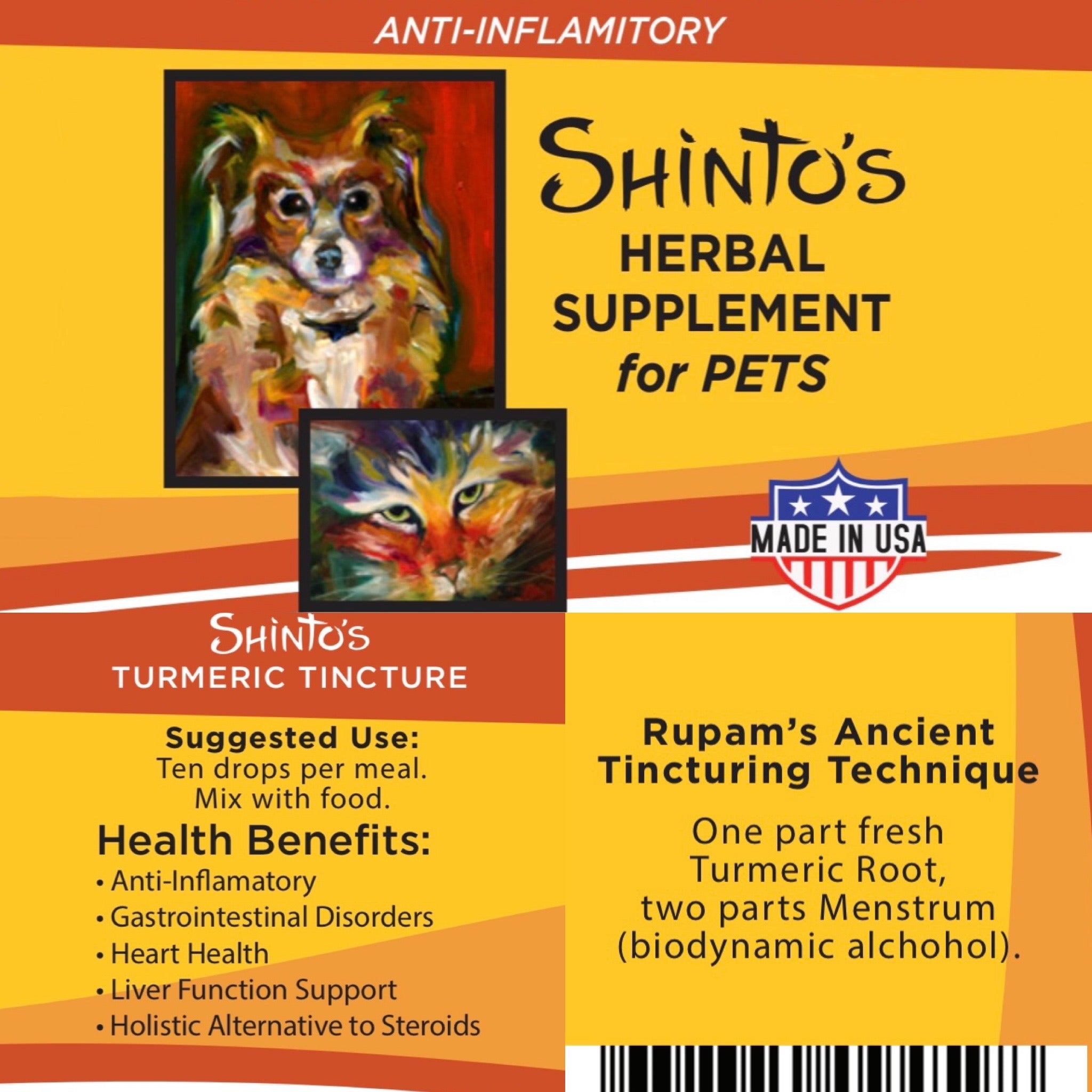 Shinto Turmeric Tincture - 1oz Bottle