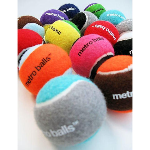 Metro Balls – Colorful Dog Tennis Balls (Single)
