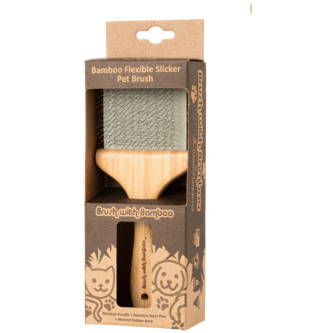 Artero Bamboo Flexible Slicker Brush – Dogs & Cats