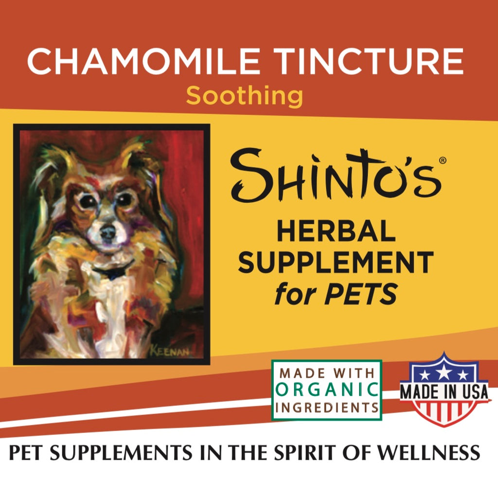 Shinto’s Chamomile Tincture for Dogs & Cats – 1 oz
