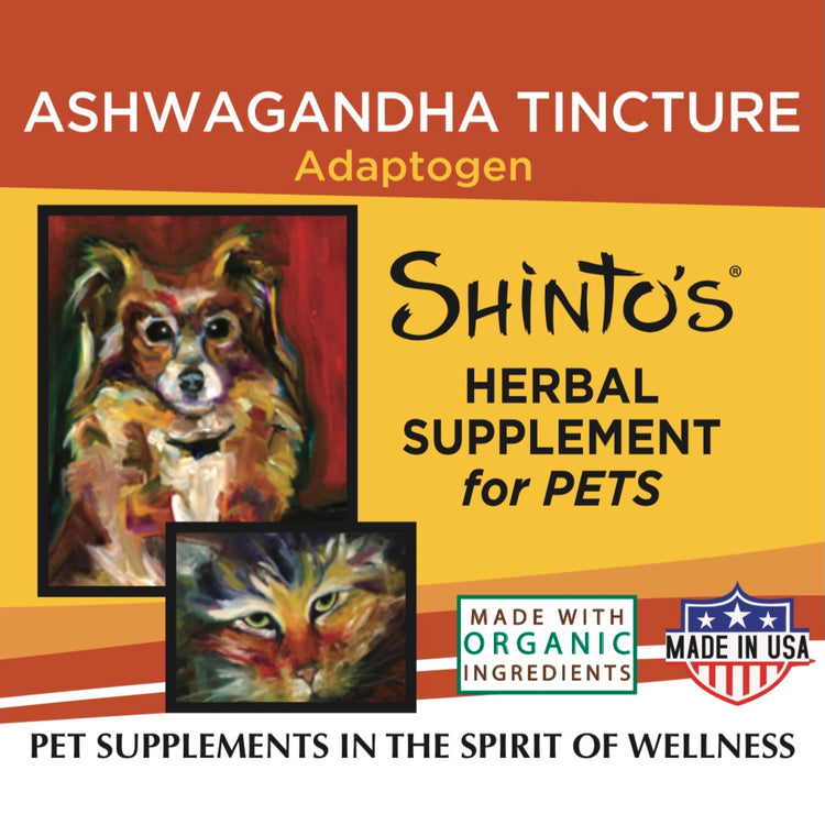Shinto’s Ashwagandha Tincture for Dogs & Cats – 1 oz
