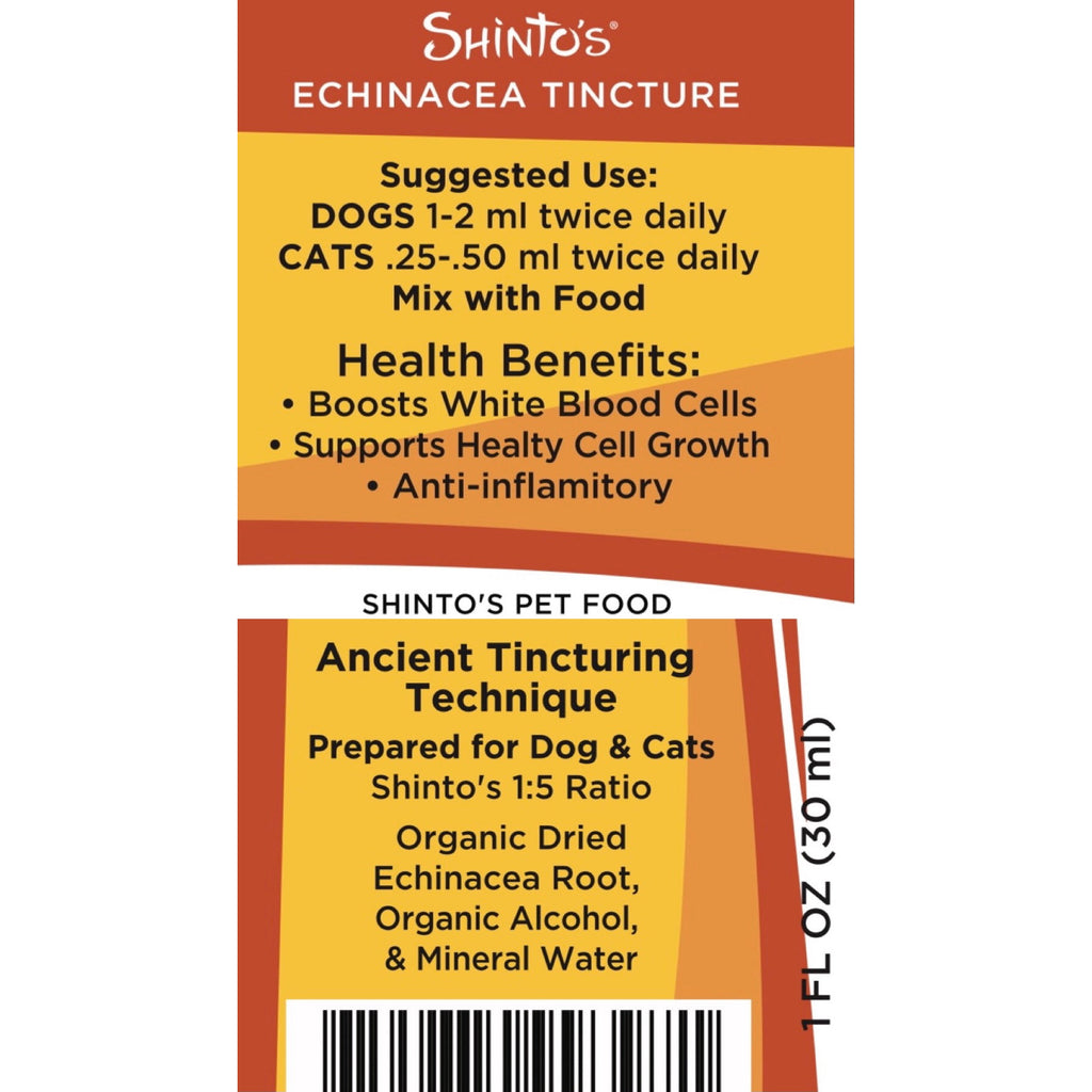 Shinto’s Echinacea Tincture for Dogs & Cats – 1 oz
