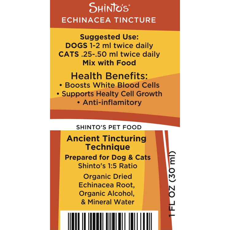 Shinto’s Echinacea Tincture for Dogs & Cats – 1 oz