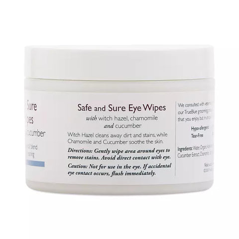 TrueBlue Safe & Sure Eye Wipes – Dogs
