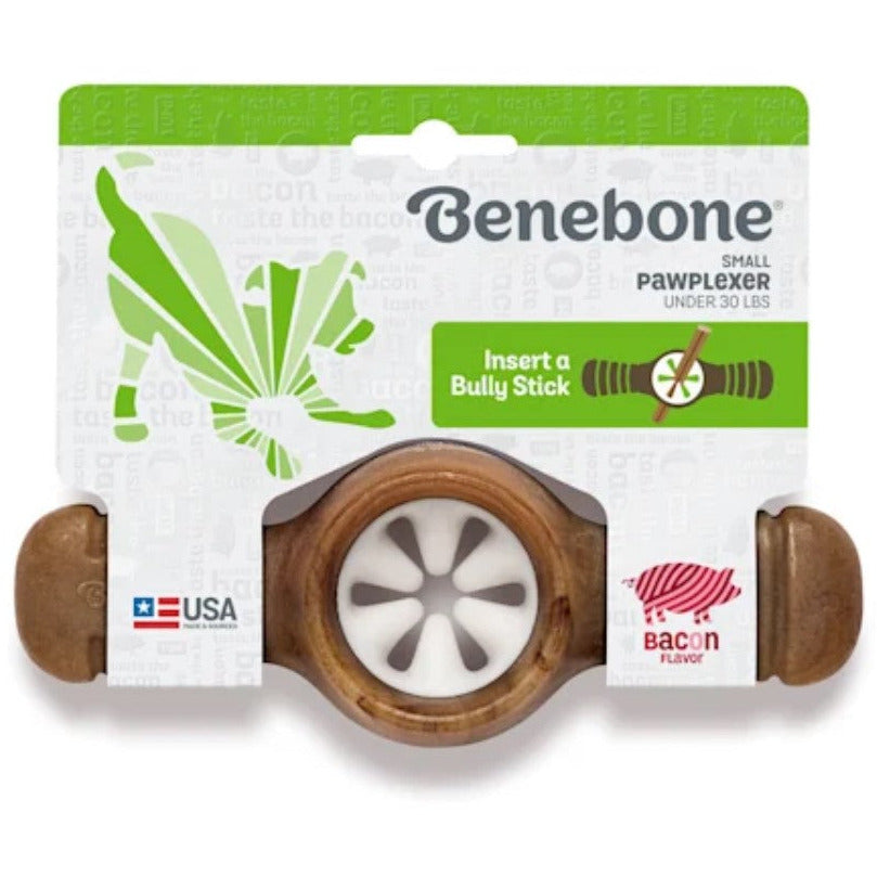 Benebone Pawplexer Interactive Dog Chew Toy – Bacon Flavor