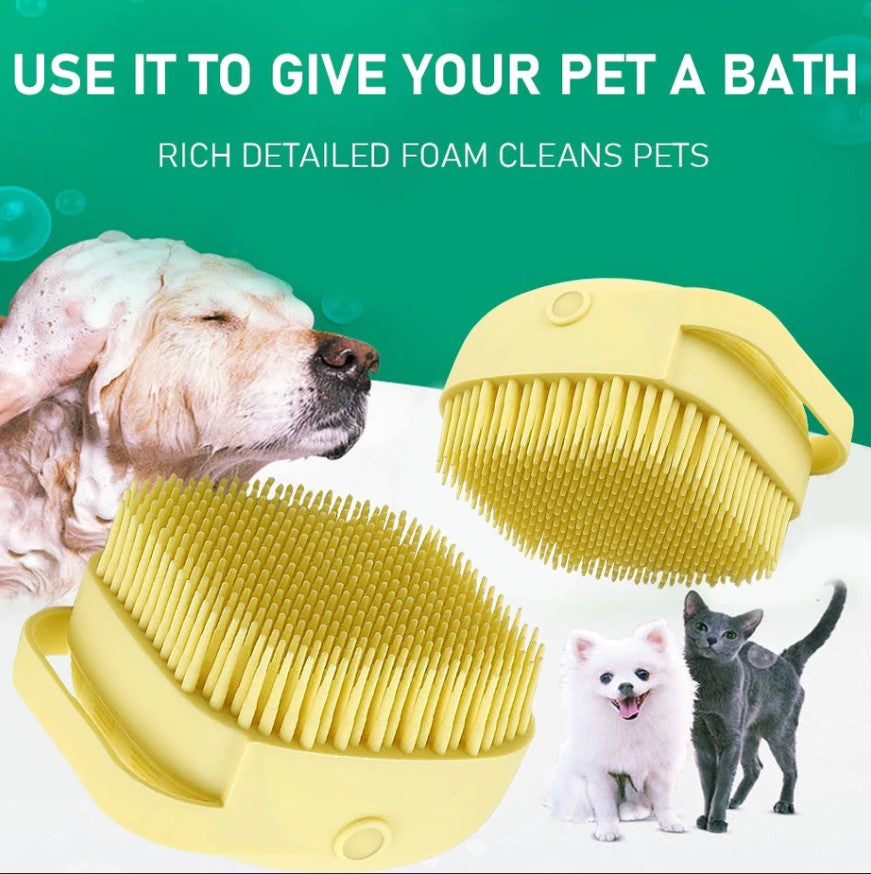 Silicone Shampoo Brush – Dogs & Cats, Pink