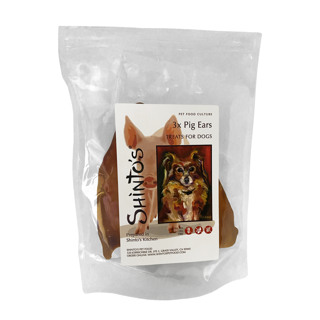 Shinto’s 3x Pig Ears – Dog Treats