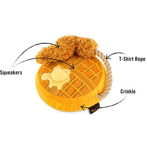 P.L.A.Y. Chicken Woofles Plush Dog Toy