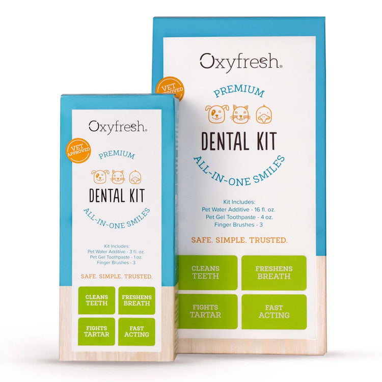 Oxyfresh Premium Pet Dental Kit – Large & Small