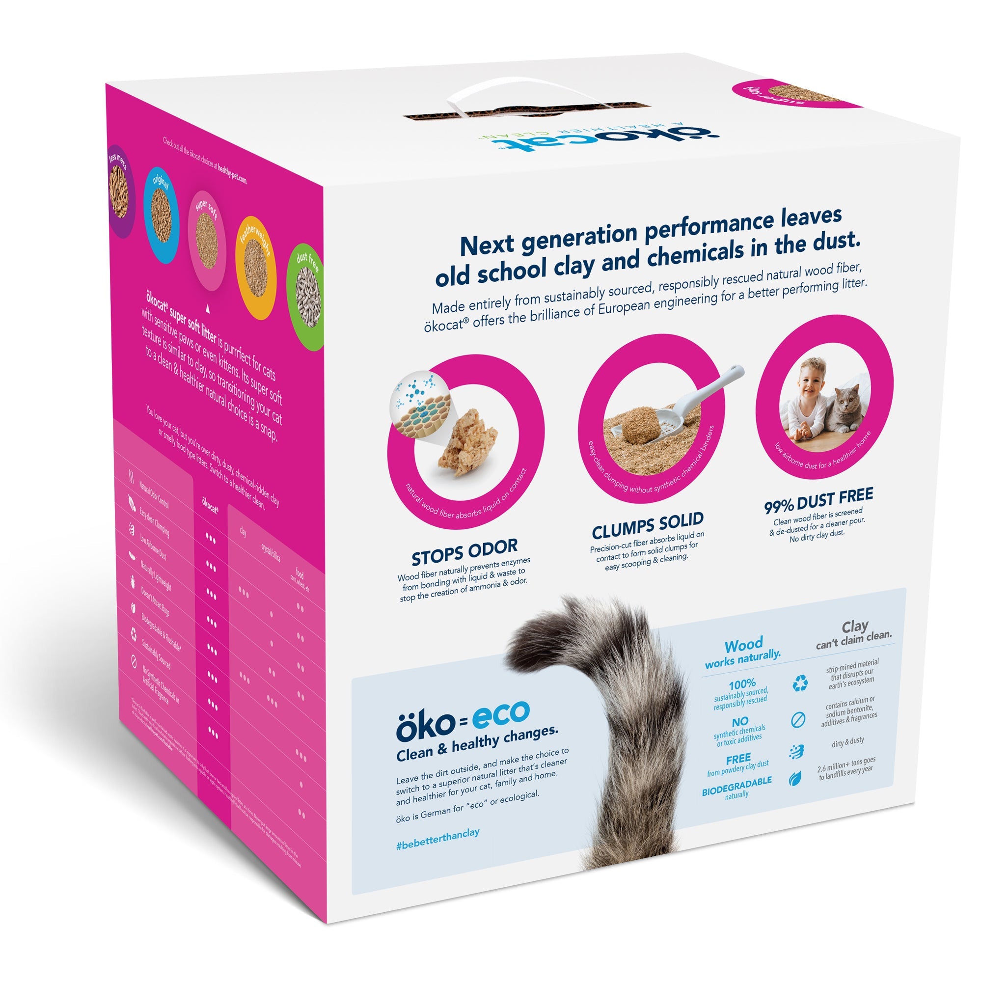 Super Soft Natural Cat Litter – Next-Gen Plant-Based, Odor-Control, Clumping