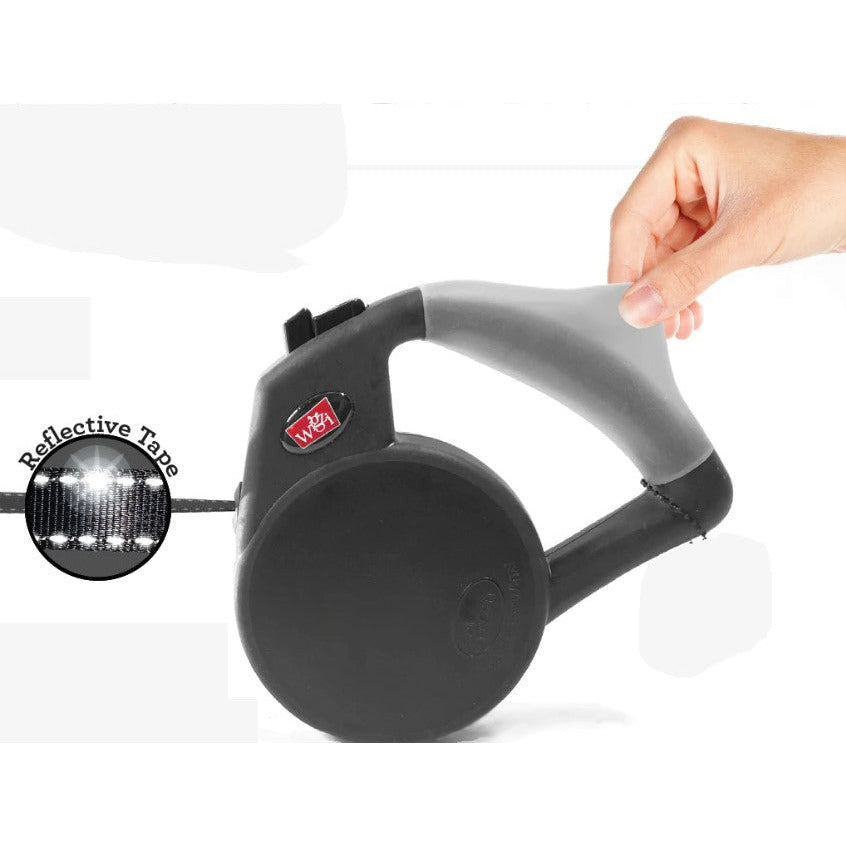 Wigzi Retractable Dog Leash with Gel Handle
