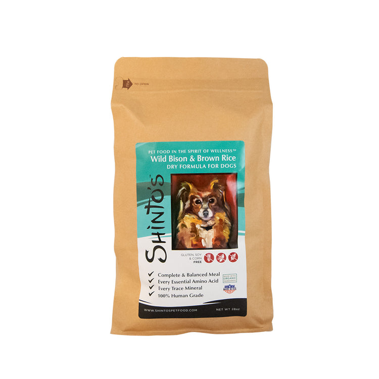 Shinto’s Wild Bison & Brown Rice Dry Dog Food